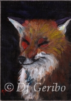 Daily Paintings - Animals by artist DJ Geribo - Foxy Fox