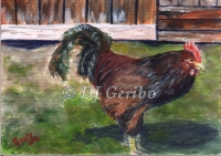 Daily Paintings - Animals by artist DJ Geribo - Poppy Cock