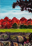 fall in NH painting